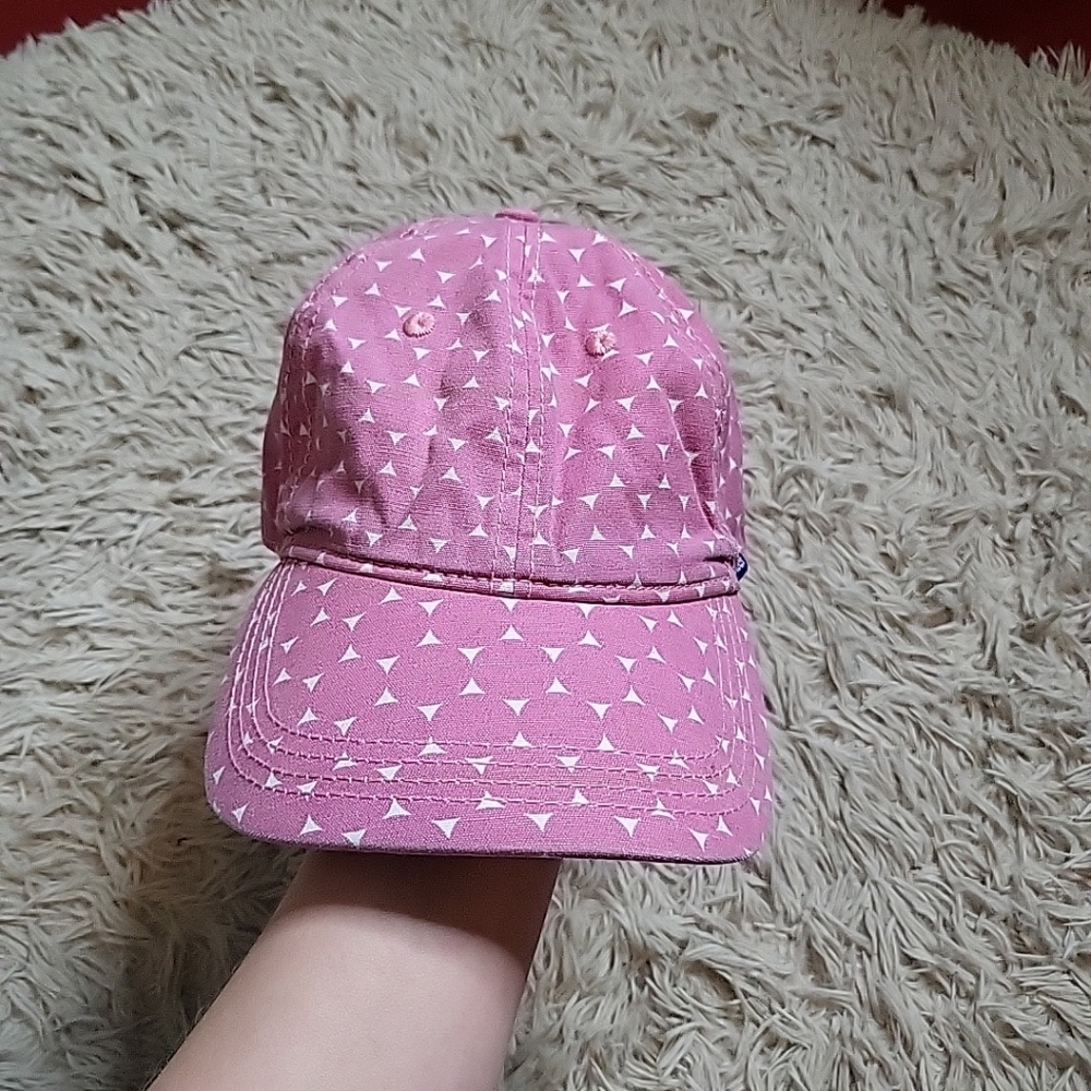 Keds Hat Baseball Cap Pink Geometric Print Adjustable Back 90s Y2K Spring Summer